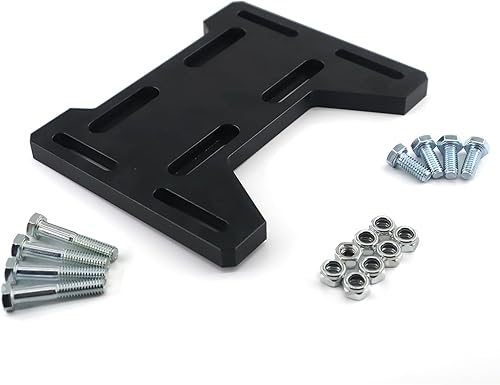 Miniatura 6 de Adaptador de motor ajustable Placa de aluminio para Mini Bike Go Kart para Mini Bike, Go Kart, Coleman 100, Doodlebug DB30 para motores pequeños de