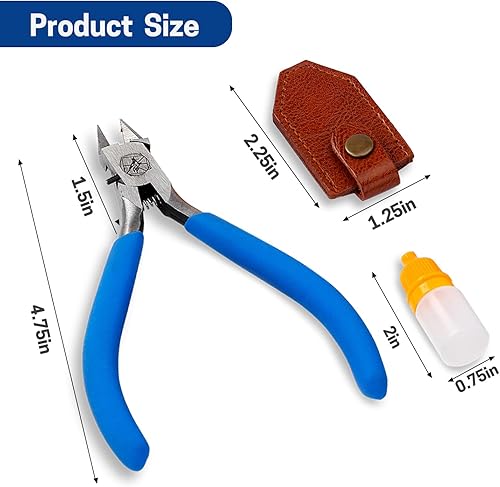 Miniatura 15 de Pinza de modelo, kit de herramientas modelo Gundam, pinza definitiva para herramientas de modelo de plástico, cortador de alambre para manualidades