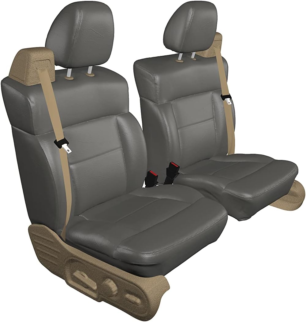 1999-2002 Chevy Silverado, Suburban, Tahoe, GMC Sierra,Yukon Front Bucket Exact Fit Seat Covers, in Savanna Camo Endura (Dark Gray)