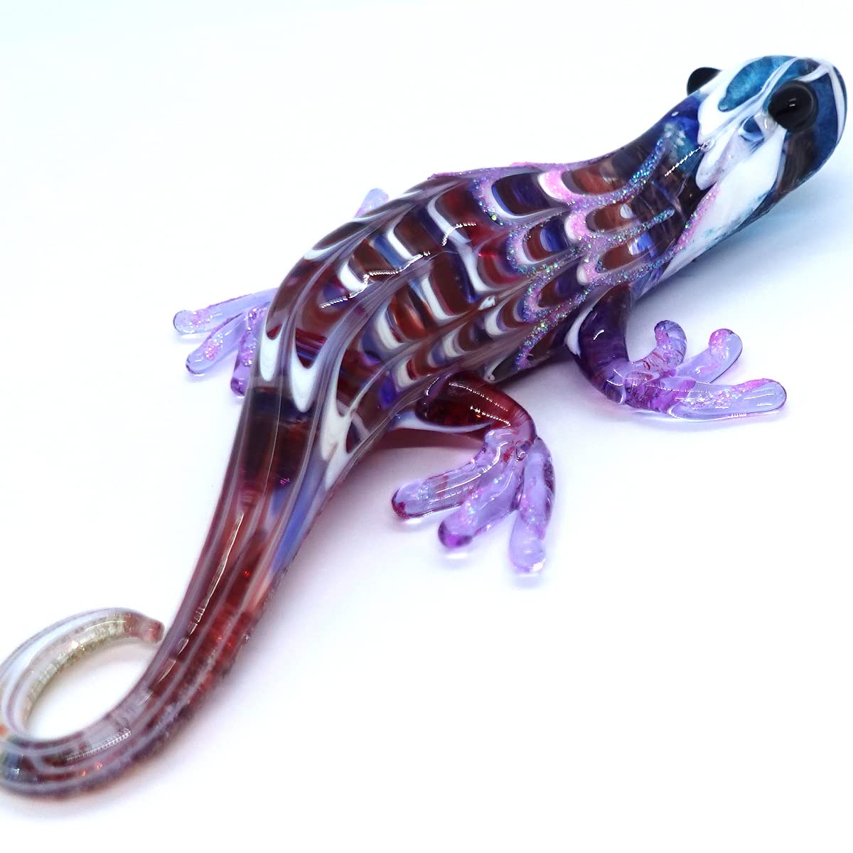 Amazon.co.jp: Sansukjai ヤモリ/トカゲの置物 動物 ハンドペイント