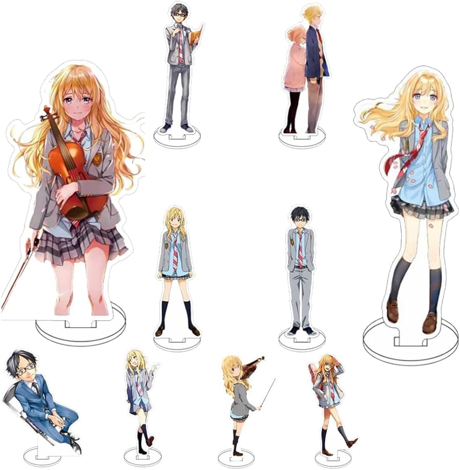 Amazon.co.jp: 四月は君の嘘 アクリルスタンド 5点セット 有馬公