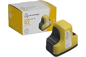 Revive Your Prints: LD Products Remanufactured HP 02 XL Yellow Ink Cartridge