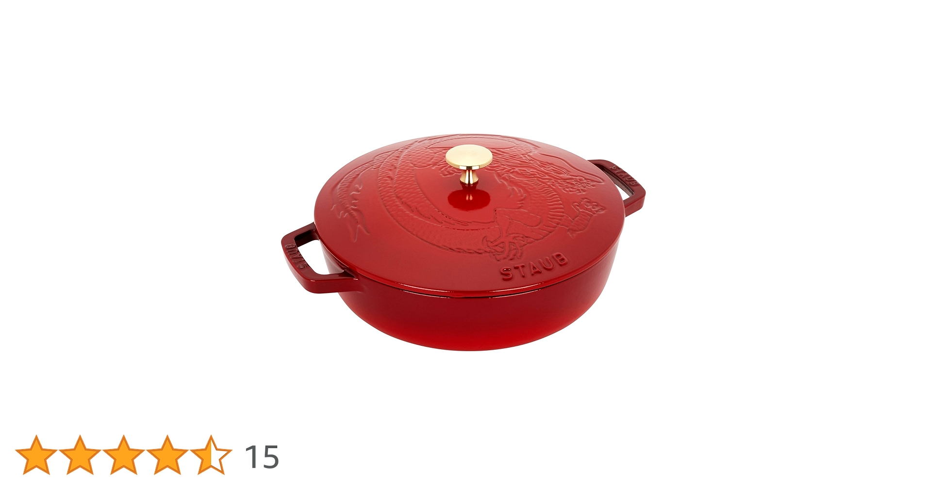 Amazon.co.jp: STAUB 鋳鉄製ブレイザー/ソテー2.5クォート ソテーパン