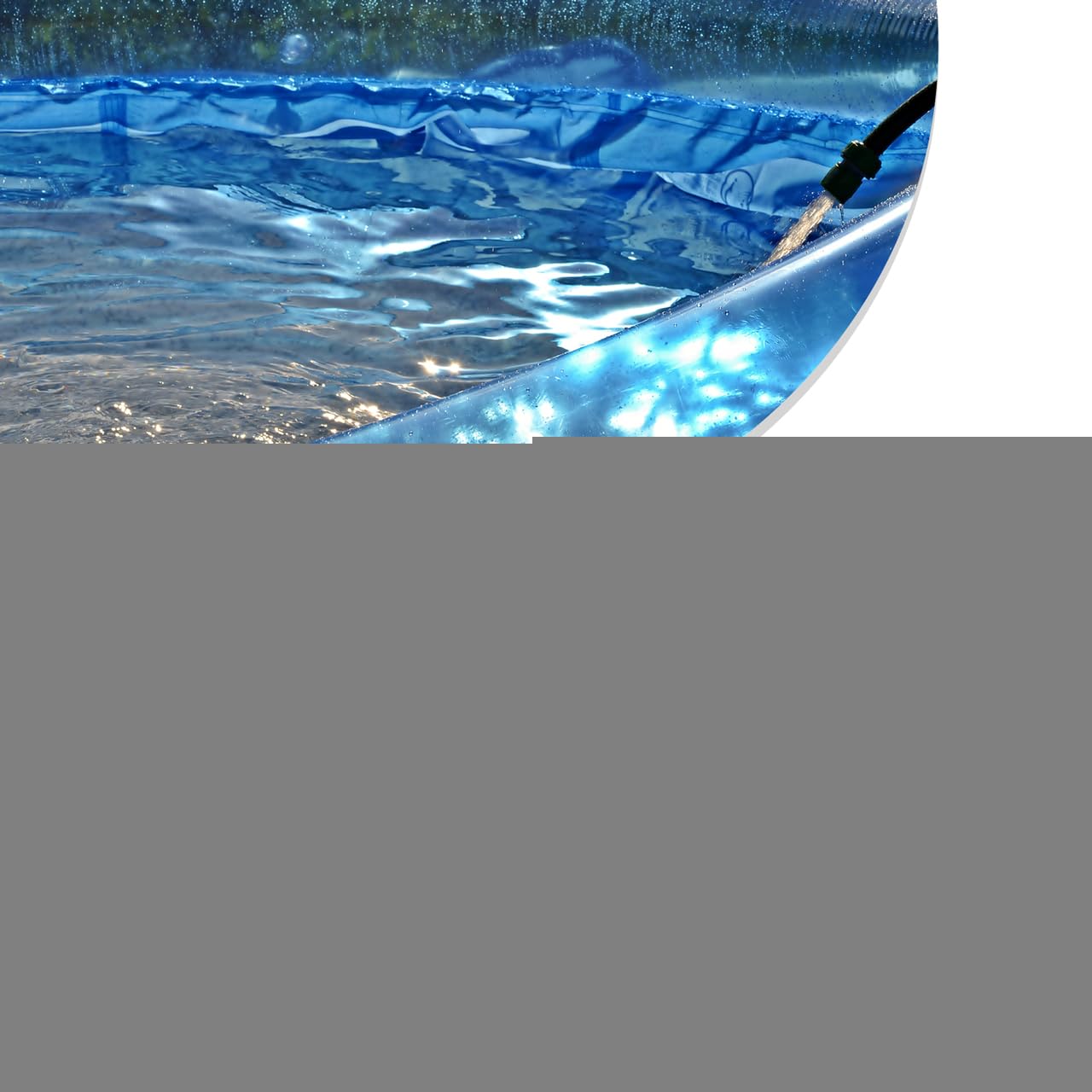 Valvola A Stantuffo Per Pompa Piscina, On/off, Ricambio Per Tubo 38mm (1 1/2"). Facile Da Installare, Compatibile Con Piscine Fuori Terra. Colore Grigio. - 5