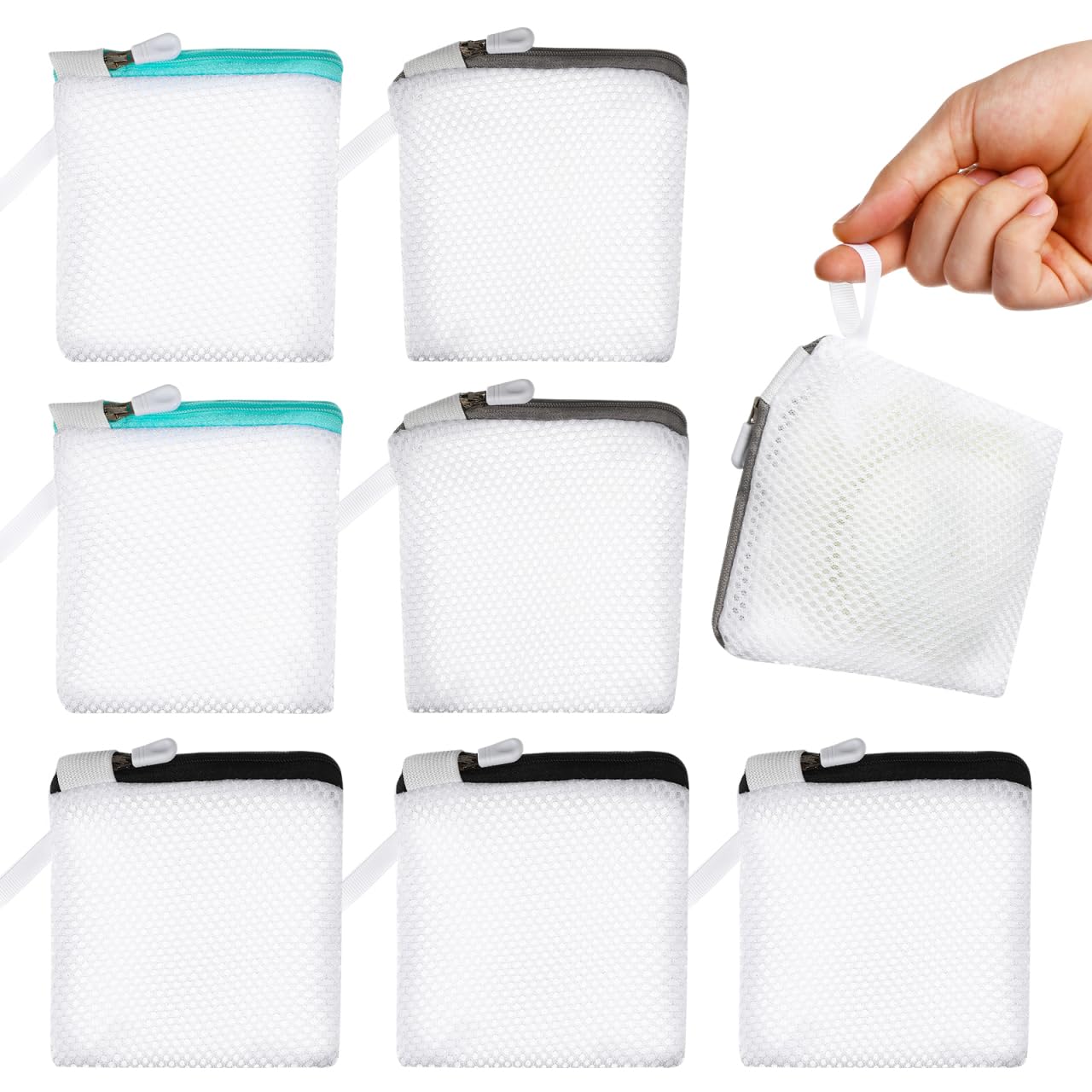 Bolsa de malla para la colada Zerodeko de 8 unidades para lavadora