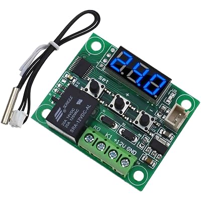 W1209 DC 12V -50 to +110'C Temperature Controller Control Switch Thermostat Thermometer Sensor Module (Blue)