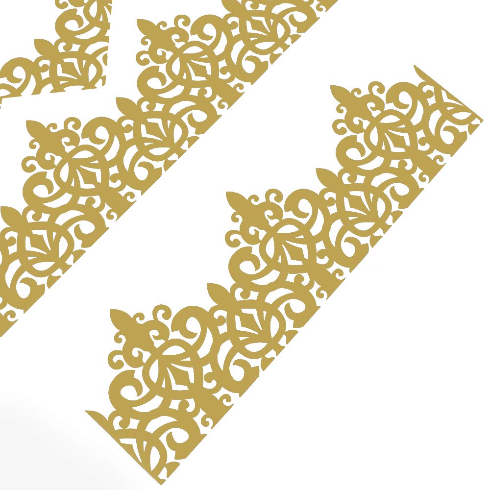 That's Crackers Gold 50 Filigree Adjustable Paper Hats | Diy Cracker Making Crafts