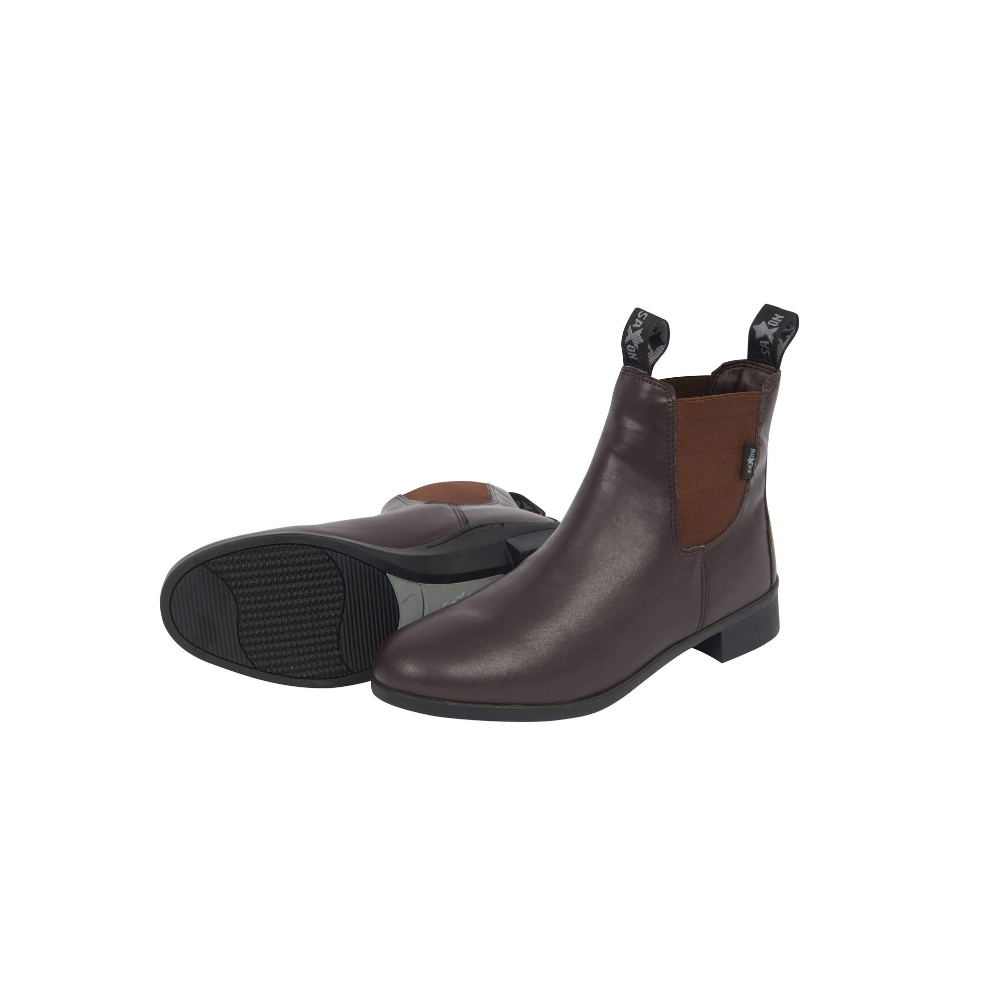 Saxon - Bottines Jodhpur SYNTOVIA - Adulte (45 FR) (Noir)