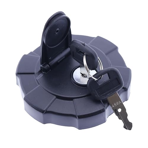 Tapa de combustible con 2 llaves RD411-51122 411-51122 compatible con Caterpillar Kubota SVL75 SVL90 KX040-4 KX057-4 KX121-3S KX121-3ST KX161-3S disponible en Yaxa El Salvador