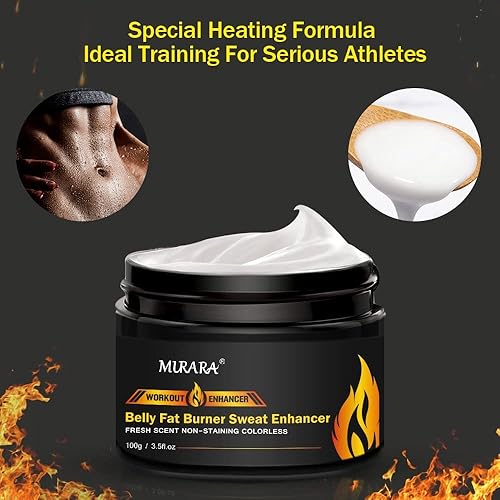 Miniatura 2 de Crema caliente potenciador del sudor crema de entrenamiento para celulitis corporal esculpiente abdomen y glúteos crema adelgazante para mujeres y