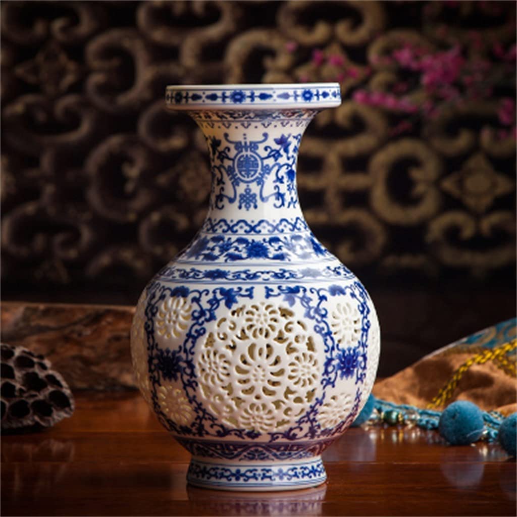 Amazon.com: OLLiNs Ceramic Vase Chinese Traditional Jingdezhen