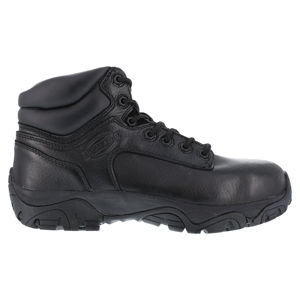 Iron Age Mens Trencher Electrical Composite Toe Work Safety Shoes Casual - Black