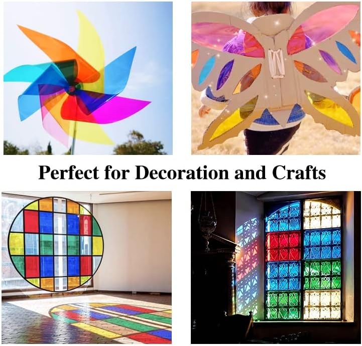 Miniatura 4 de Rollo de papel de celofán transparente, papel de celofán transparente de 34 pulgadas de ancho x 100 pies de largo, 3 mil de grosor, papel