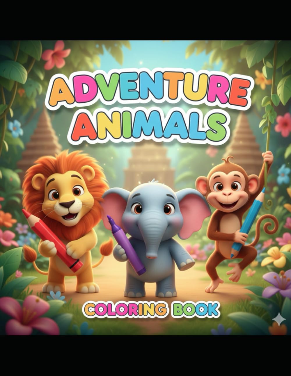 Animal Colouring Book: Fun Creatures for Little Artists