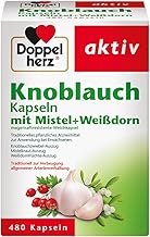 Doppelherz garlic capsules with mistletoe + Hawthorn - 480 capsules