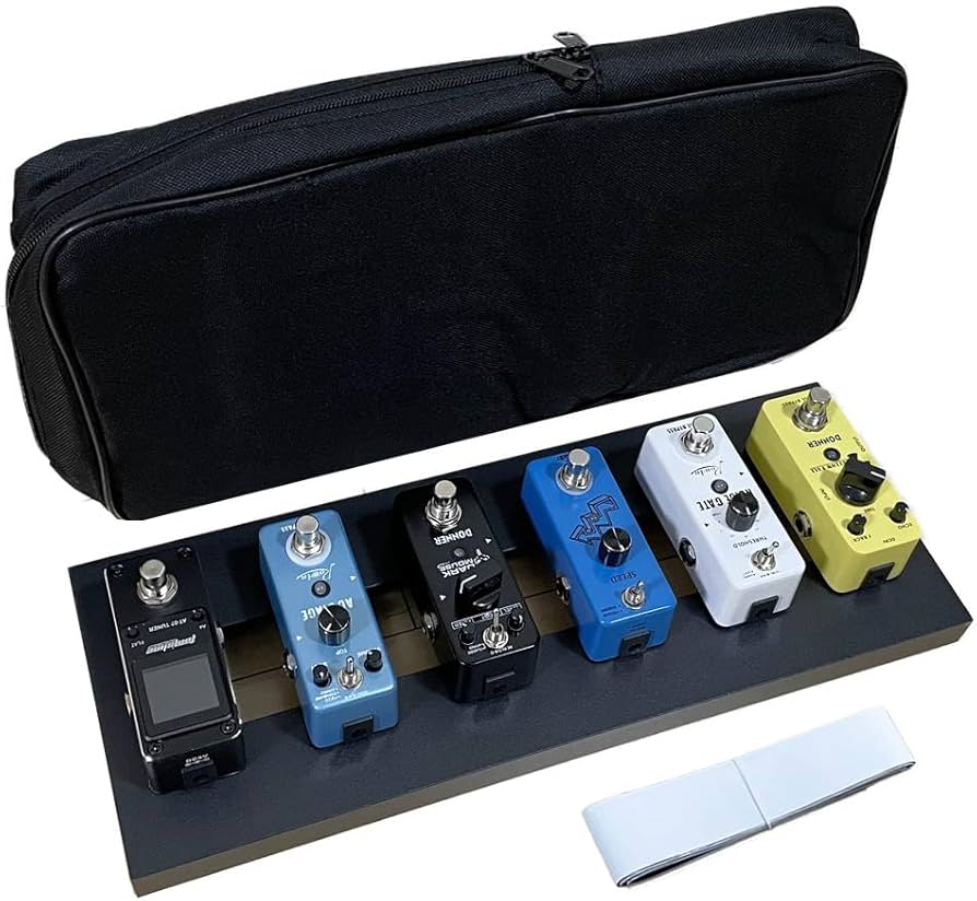 ギターベースエフェクター ペダルボード ケース付き Amazon | エフェクターボード ギター ベース エフェクターケース