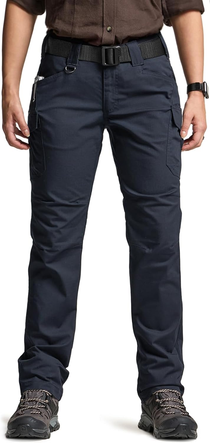CQR Women's Flex Stretch Tactical Pants, Water Resistant Ripstop Cargo Work Pants with Pockets for Outdoor & Hiking - Image 4