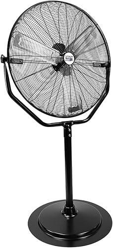 Miniatura 3 de Maxx Air Ventilador de pedestal industrial de 30 pulgadas, potente ventilador comercial resistente para almacenes, fábricas y espacios grandes