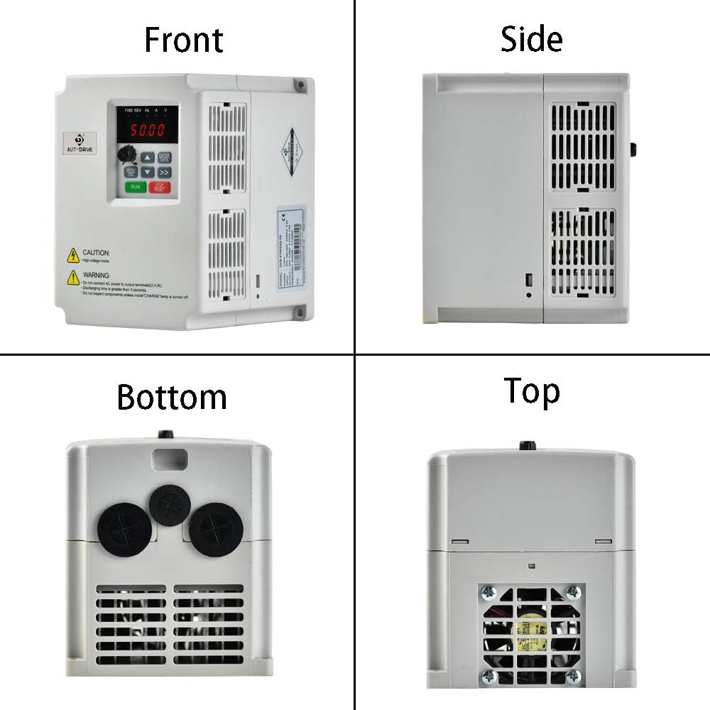 Creative Product Upgrade Variable Frequency Drive VFD AC 220V 2.2KW 3HP Inverter Frequency Converter for Spindle Motor Speed Control (Single Phase Variable) Exclusive Discount ๐ฅ Upgrade Variable Frequency Drive VFD AC 220V 2.2KW 3HP Inverter Frequency Converter for Spindle Motor Speed Control (Single Phase Variable)