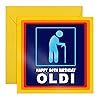 Biglietto Di Compleanno Divertente Per I 40 Anni – 'Happy 40th Birthday Oldi' – Con Adesivi, Per Marito, Amici, Umorismo - 6