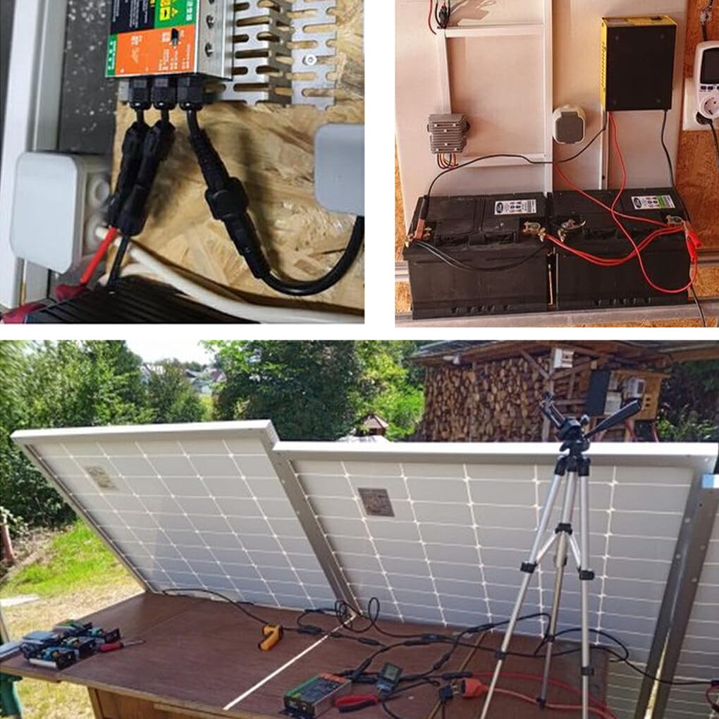 Inverter solare fotovoltaico con lunga durata di funzionamento silenzioso Capacità off-grid Collegamento alla rete Micro inverter su inverter di rete, GMI180L, 180 V-280 V CA, 10.8-30 V