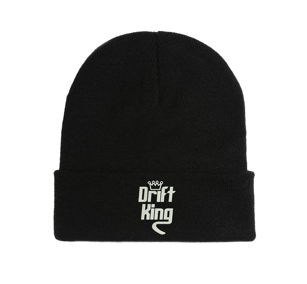 NothingtowearDrift King Dope Logo Embroidered Beanie Hat Winter Autumn Cap Black