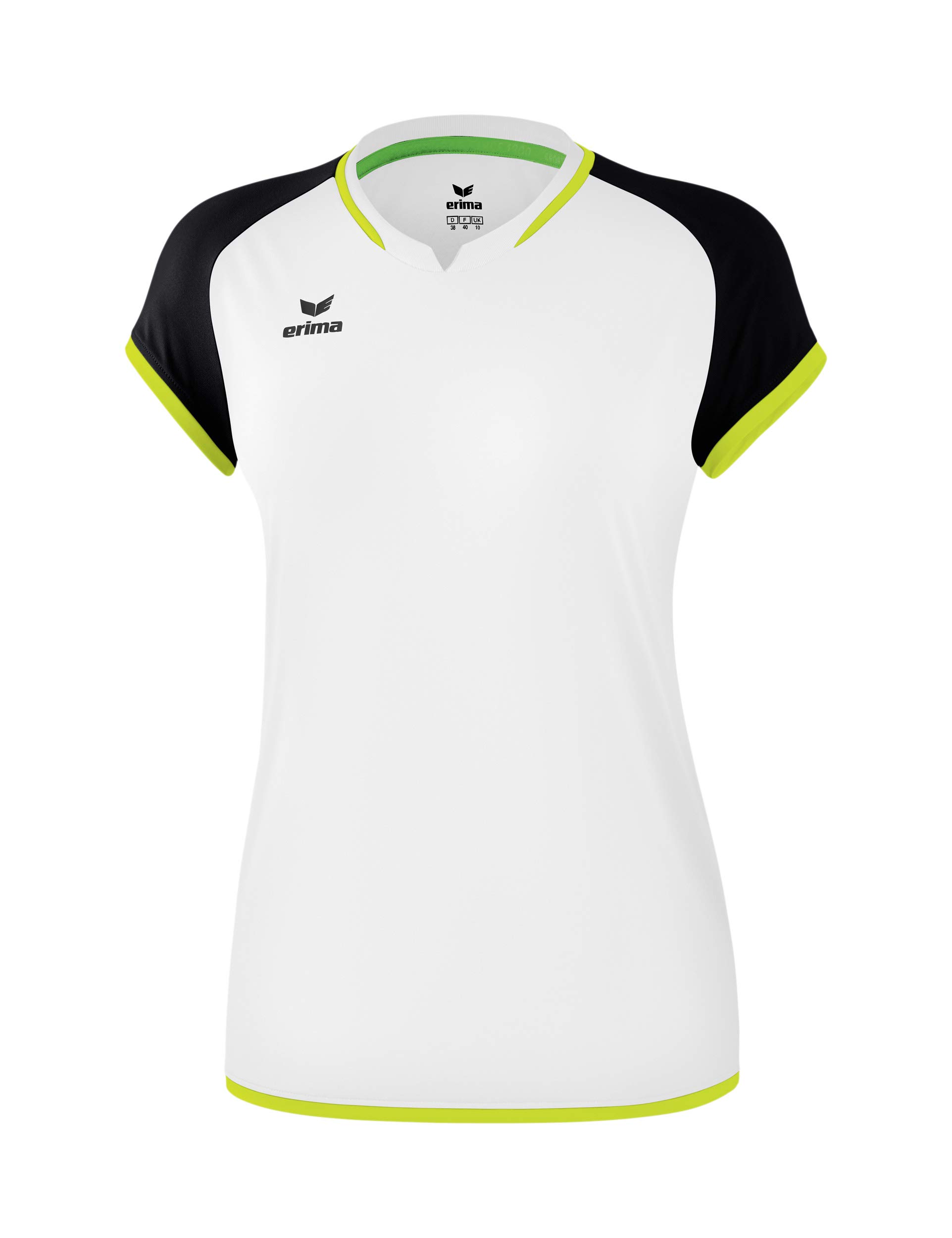 Erima Women Zenari 3.0 Tank Top - White/Black/Lime Pop, 34