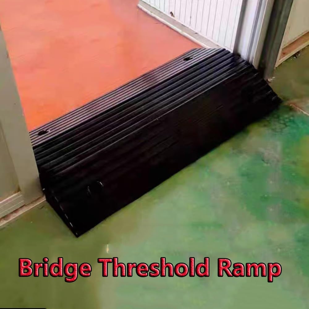 Rampa De Umbral Puente, Rampa para Silla De Ruedas Antideslizante Goma