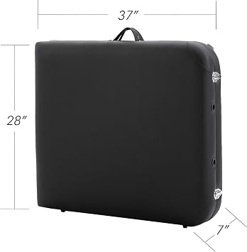 Sierra Comfort Basic Portable Massage Table, Black