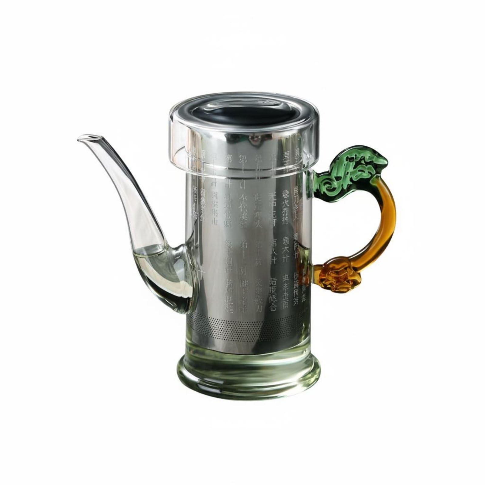 Théière en verre avec infuseur Qianly pour vos pauses thé relaxantes au bureau