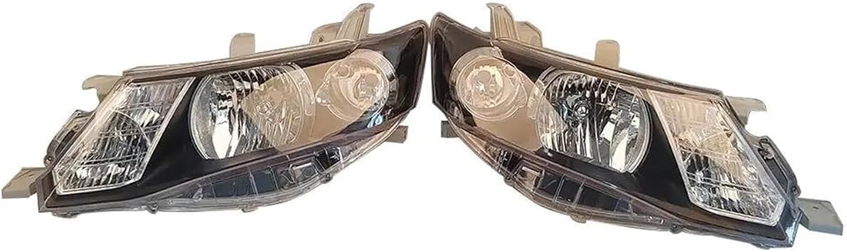 Car Headlight Assemblies A Pair For Toyota For Allion Nzt260 Car Headlamp 2007 2008 2009 2010 Black 8111020A70 8115020A70 Front Lights Headlamp(WHITE)