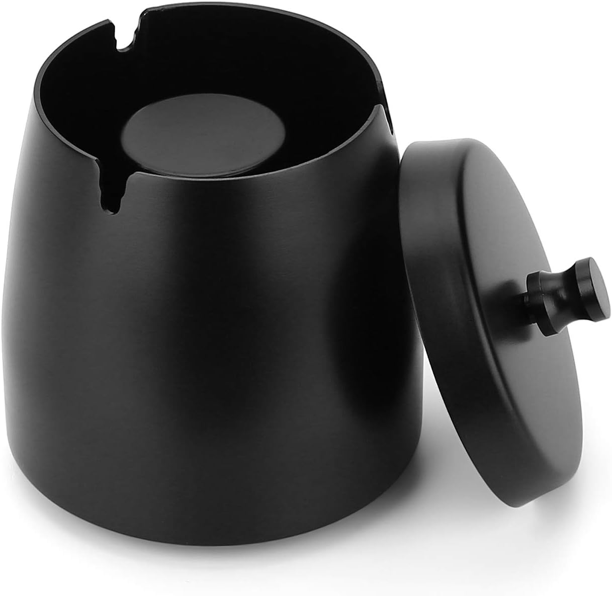 posacenere per fumatori con coperchio in cenere