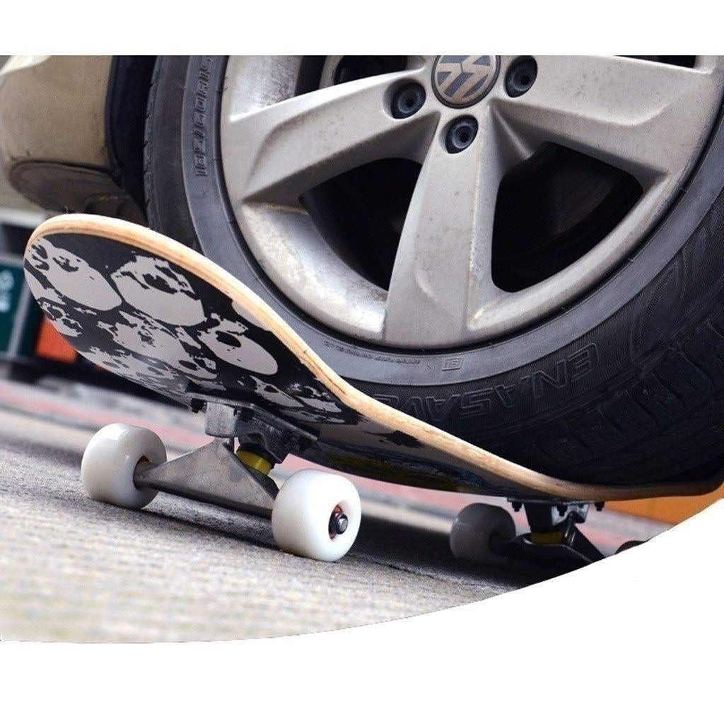 Lgan Skateboard Erwachsene, 31x8in Ahorn Longboard Kinder, Anfänger Skateboard Deck, Mädchen Pennyboard (Color : EE)