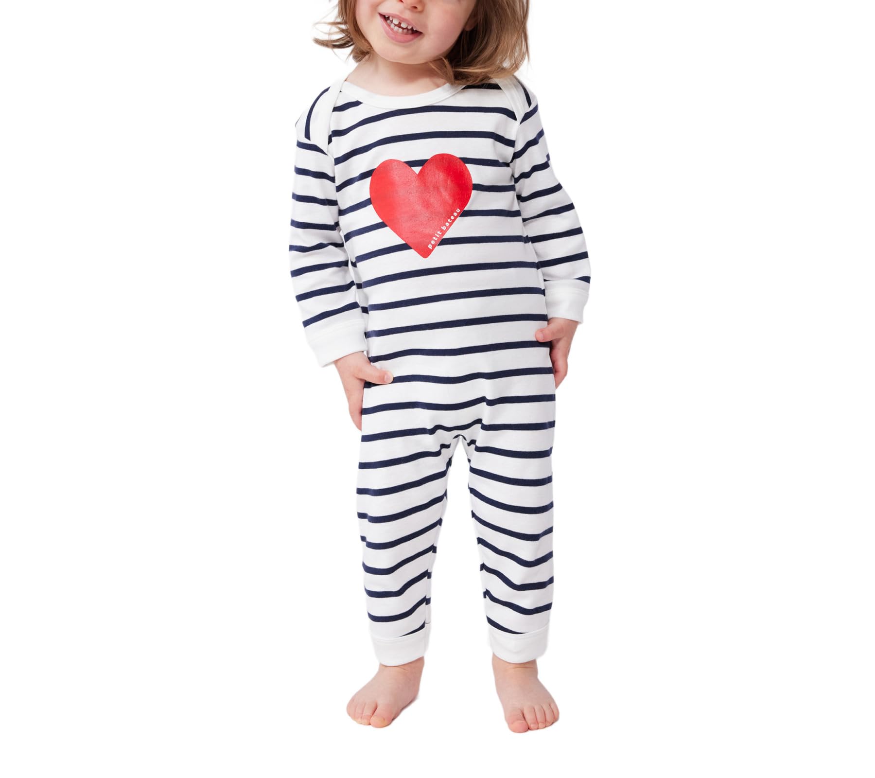 Petit Bateau Unisex Baby Gut schlafen ohne Füße