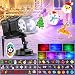 Weihnachten LED Projektorlampe, AGPTEK 48 Mustern und 7 Arten Polarlichteffekt Licht Projektor mit Fernbedienung, IP68 Wasserdichte Außenbeleuchtung für Party, Geburtstag, Urlaub und Hochzeitsfeier