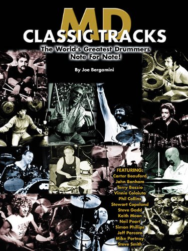MD Classic Tracks - The World's Greatest Drummers Note for Note | Transcriptions from Legendary Rock and Fusion Drummers | Percussion Sheet Music Songbook for Advanced Drummers Paperback – October 1, 2002