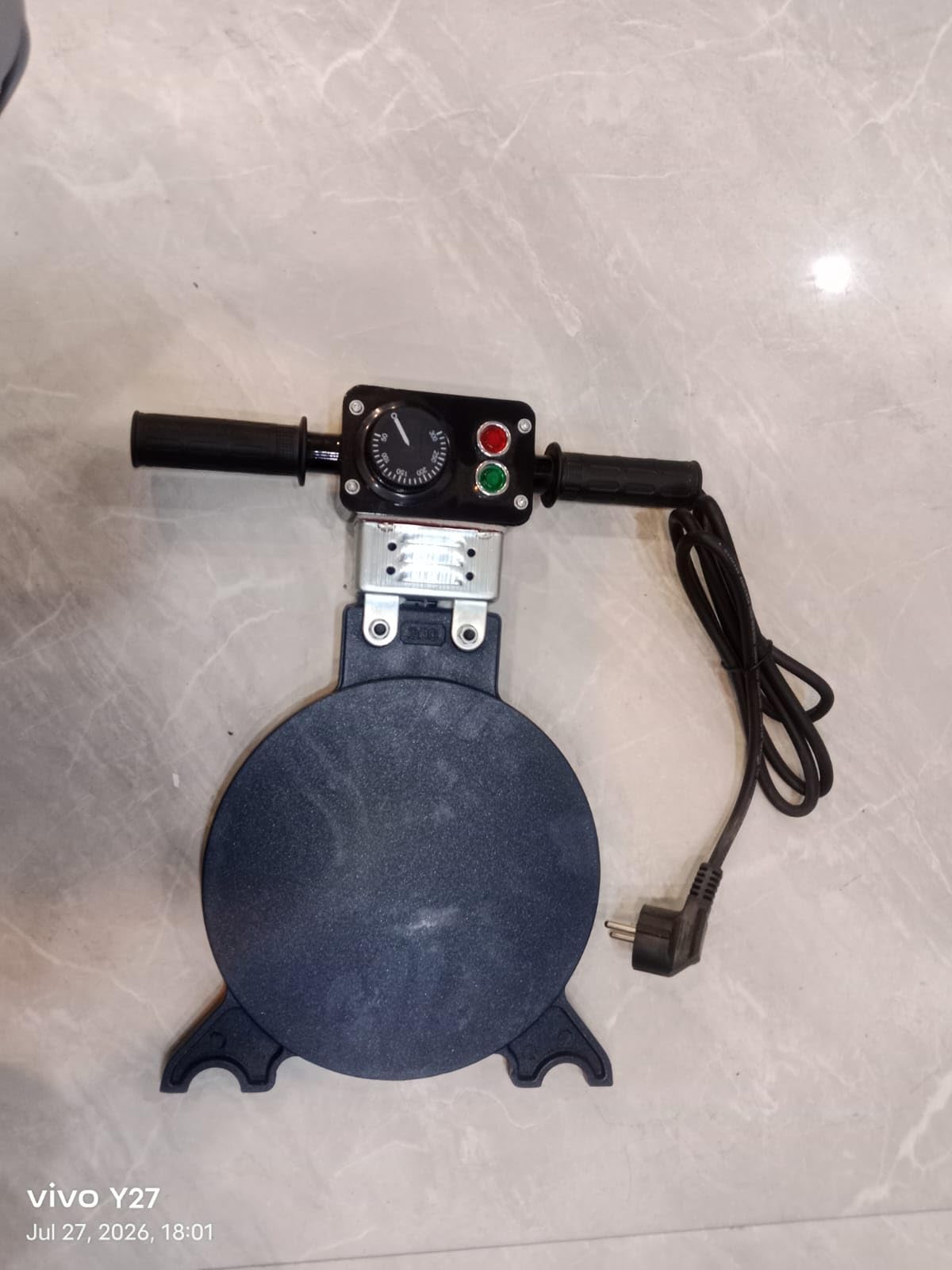 HDPE Pipe Welding Mirror Teflon Coated with Thermostatic Temperature Controller (Size, 8 Inch, 200 mm, Black)-picture-27