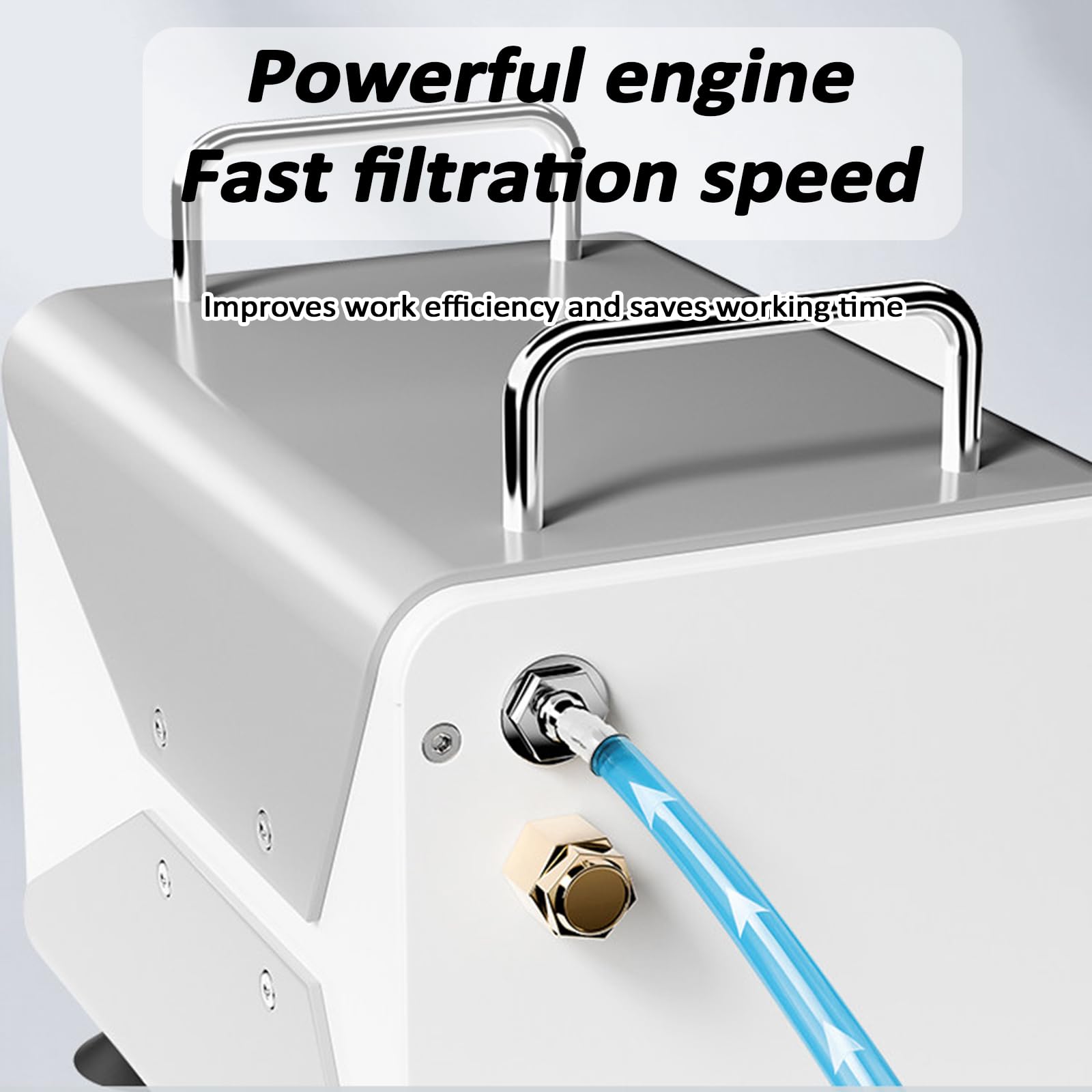 Labor-Einzel-Unterdruck-Vakuumpumpe, ölfreie Membran-Vakuumpumpe, einstellbare Pumpgeschwindigkeit, tragbare ölfreie Membran-Vakuumfiltration, Variable Durchflussregelung, mit Pumpen(60l)