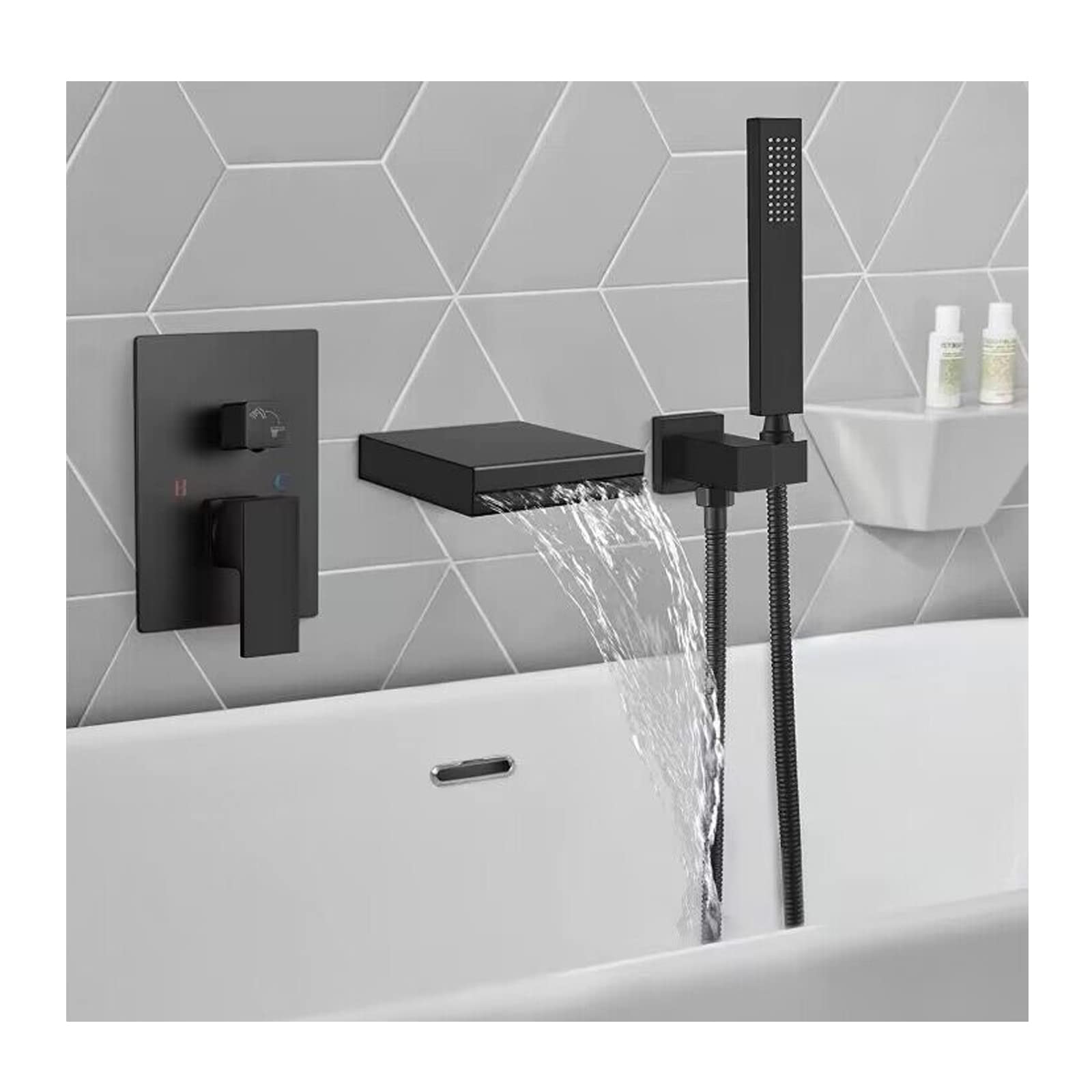 Robinet de baignoire effet cascade pour des moments de détente style spa
