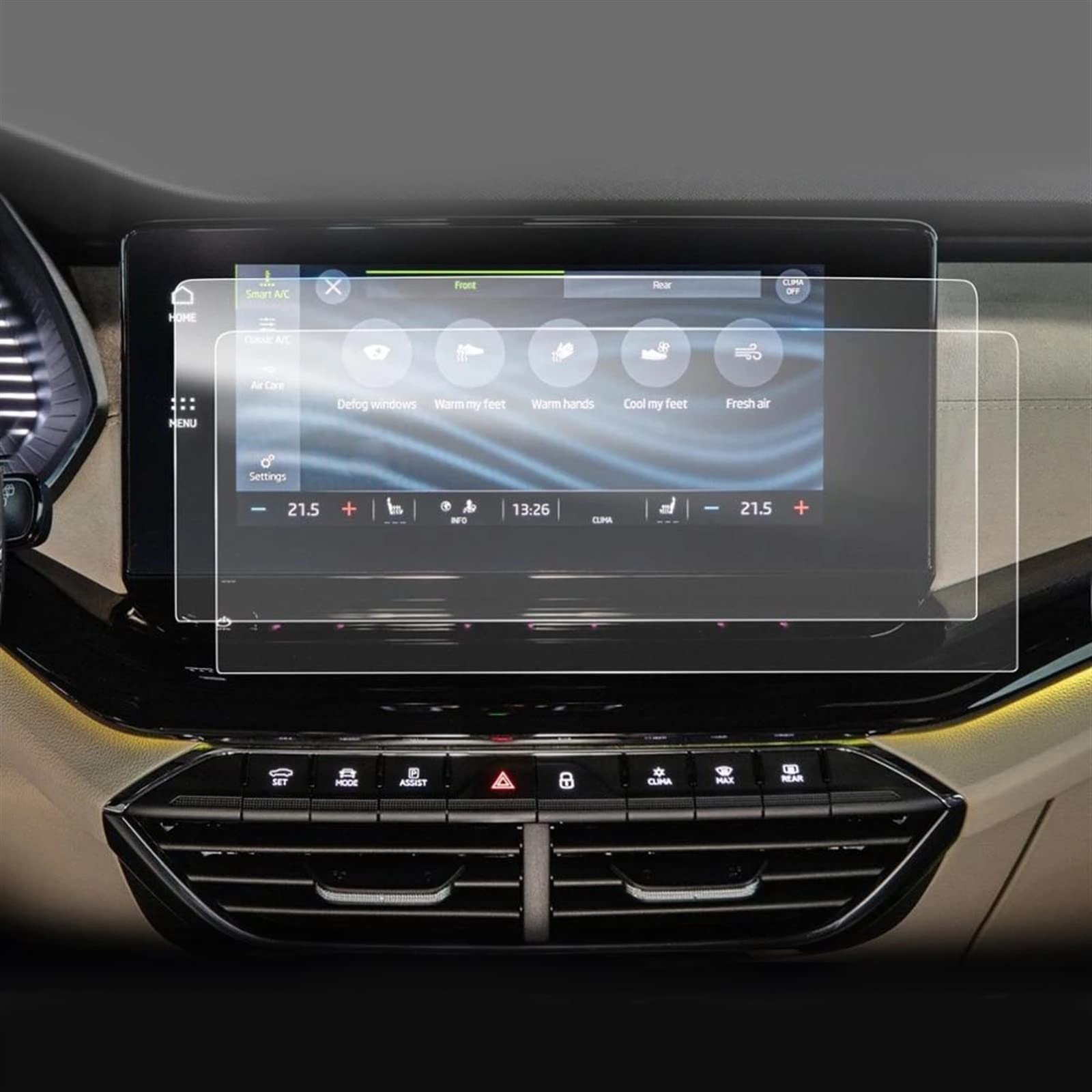 Protecteur verre trempé Octavia MK4 pour trajet quotidien et voyage