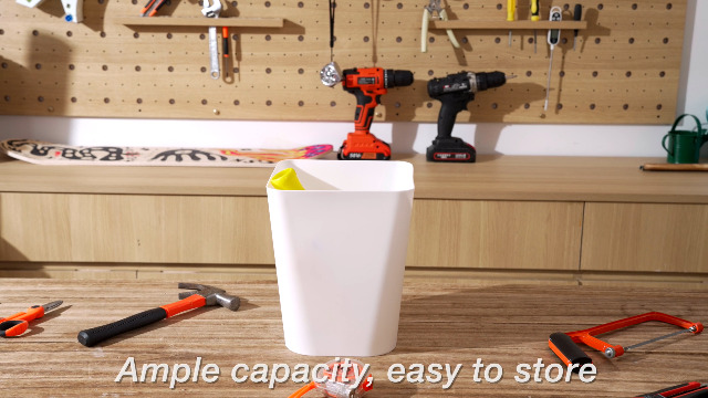 Aoibox Small Trash Can For Bathroom, Kitchen, Office, Dorm - View #11