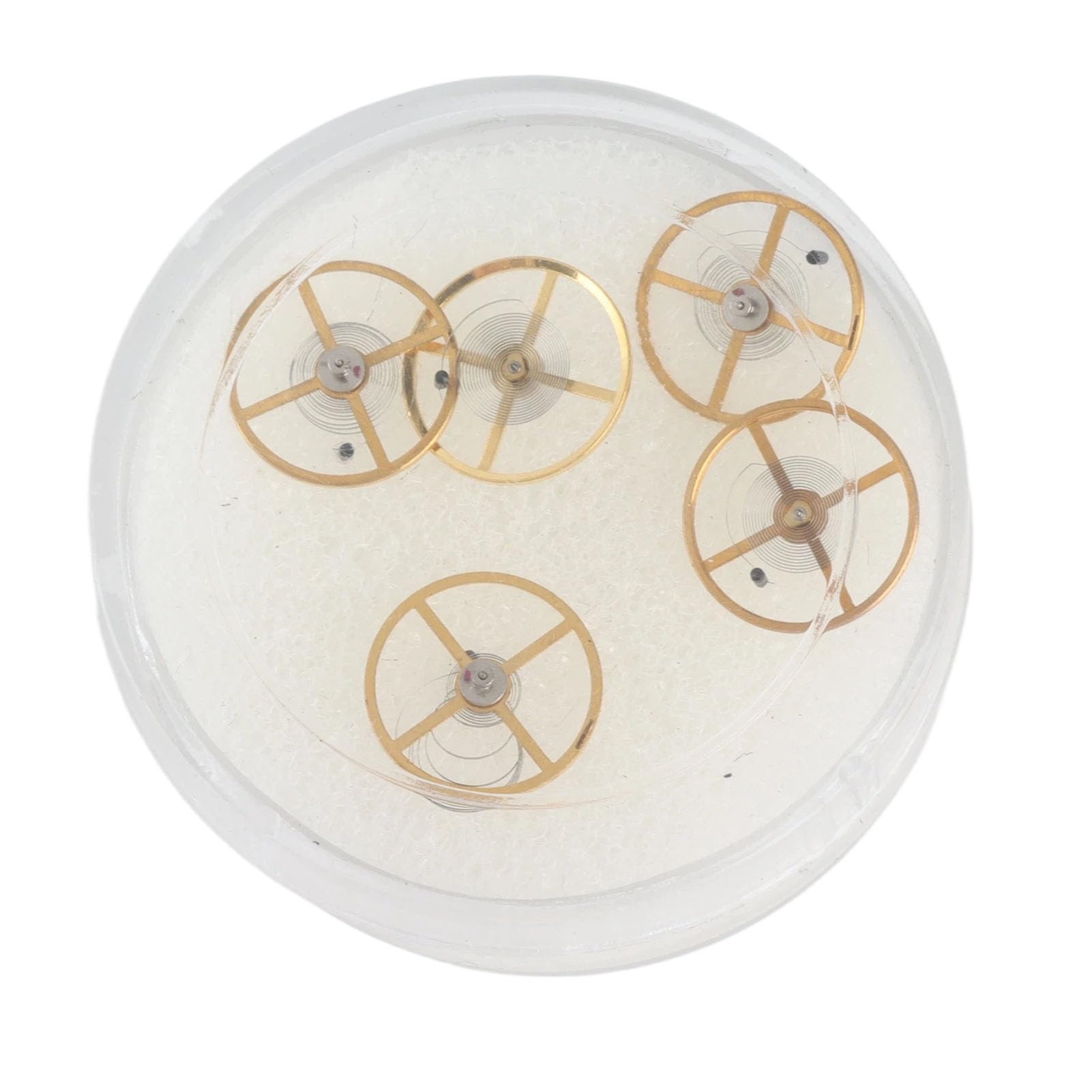 Naroote Caiqinlen Watch Movement Parts Watch Balance Wheel, 5Pcs Balance Wheel, Watch Accessories For Home Use Wacth Repair Busniess Use Watchmakers