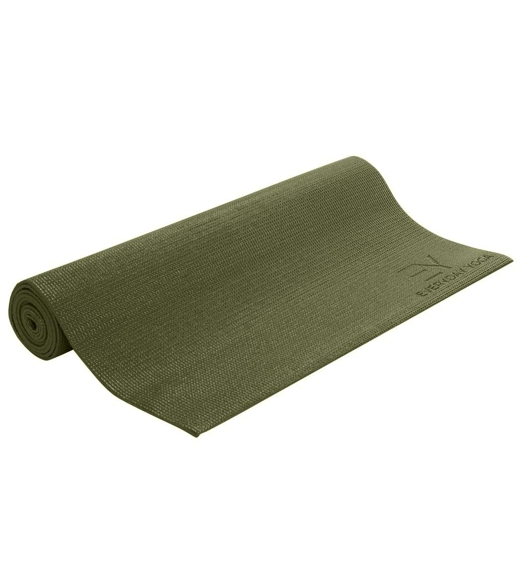 Everyday Yoga Deluxe Mat - 72"L x 24"W Non Slip Exercise Mat, Anti-Tear, 3-5mm Thickness for Yoga, Pilates & Floor Workouts
