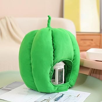 かページほわぬい帽子 8センチぬい ほわぬい 忍たま 帽子 ぬい服（コットン・黄緑