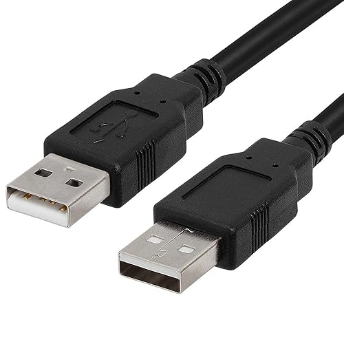 Miniatura 3 de USB 2.0 A a USB A macho de alta velocidad 480 Mbps Cable de transferencia de datos Cajas de disco duro Módems Impresoras Cámaras - 6 pies