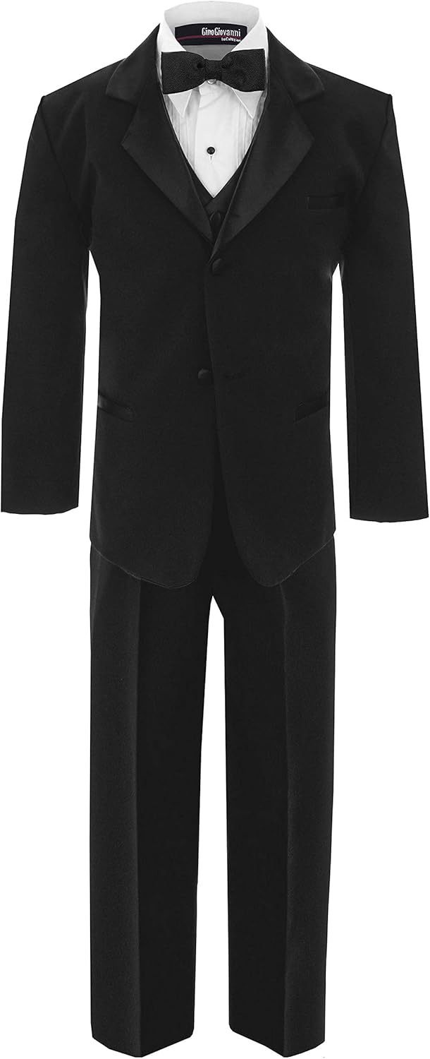 Gino Giovanni Usher Tuxedo Boy Black from Baby to Teen
