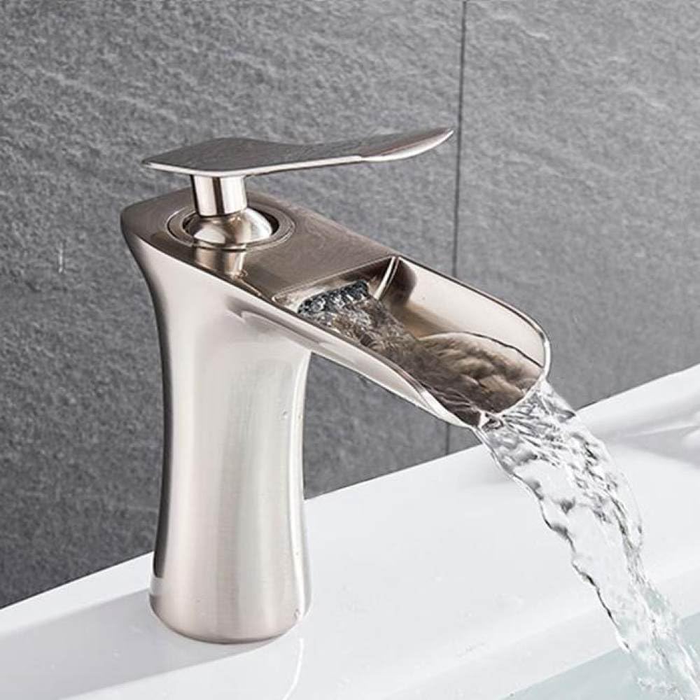 Robinet de lavabo de salle de bain anti-calcaire en laiton pour éviter les fuites