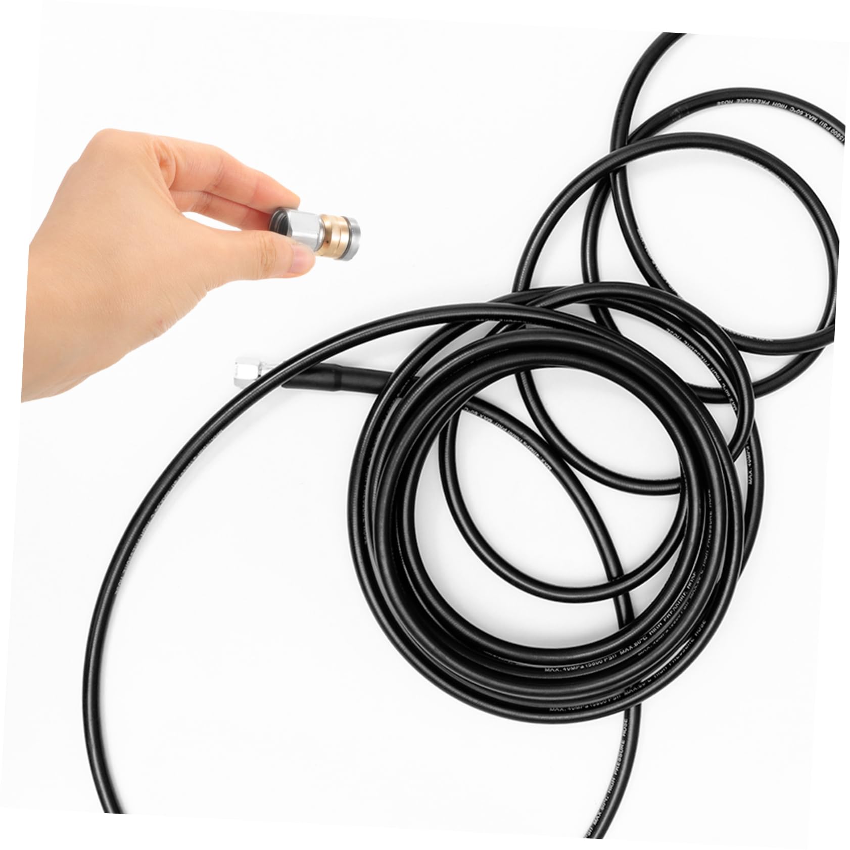 Sosoport Lot De 5 Buses Haute Pression En Acier Inoxydable Faciles À Installer Pour Nettoyeur Haute Pression Domestique 3 Pièces X 5