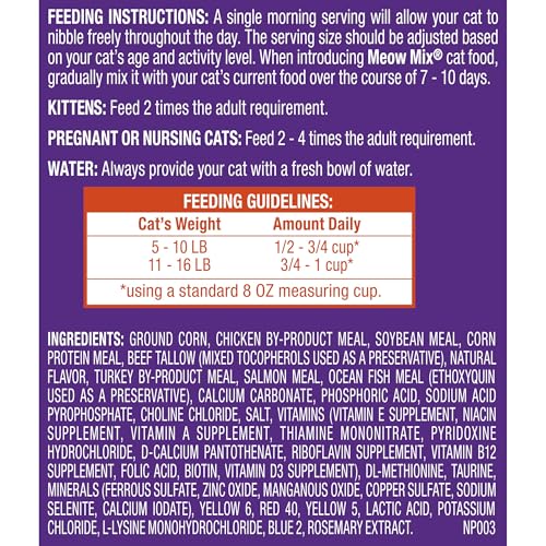 Meow Mix Original Choice Dry Cat Food, 6.3 Pound Bag - Image 6