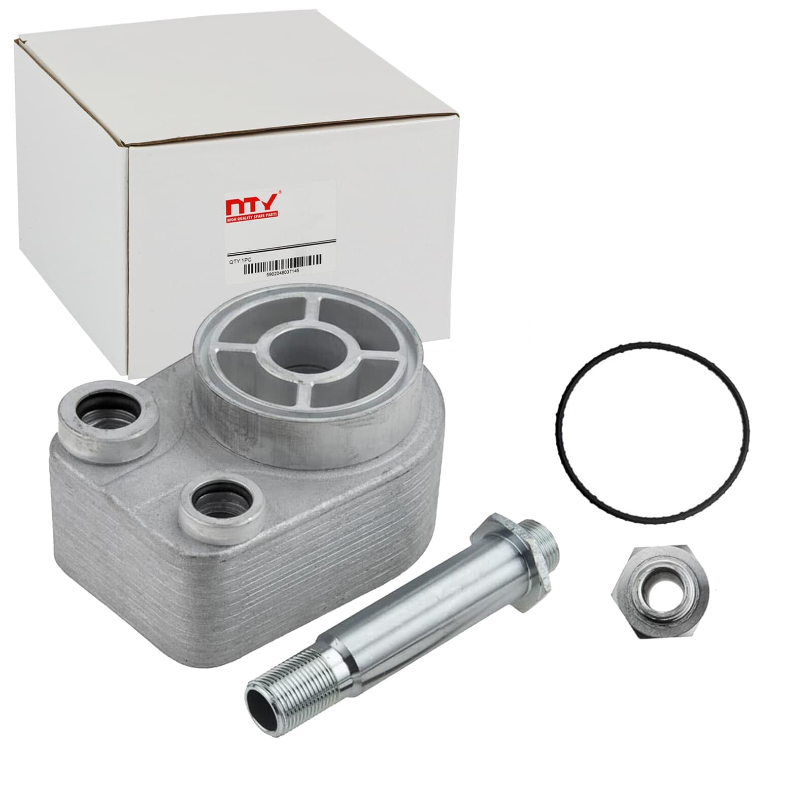 NTY Radiatore olio, Olio motore CCL-RE-001 Compatibile con: DACIA DOKKER Express Kasten/Großraumlimousine, DOKKER Großraumlimousine, DUSTER, DUSTER, DUSTER Kasten/SUV, LODGY, LOGAN, LOGAN EXPRESS